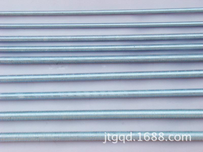 现货供应全扣热镀锌丝杆3米全扣丝杆热镀锌8-12x3米丝杆批发