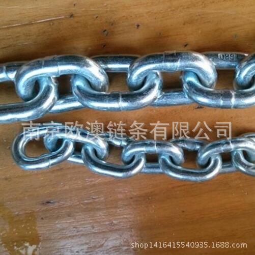 供应NACM90/90/ASTM80 美标输送矿用挪威焊接铁不锈钢链条