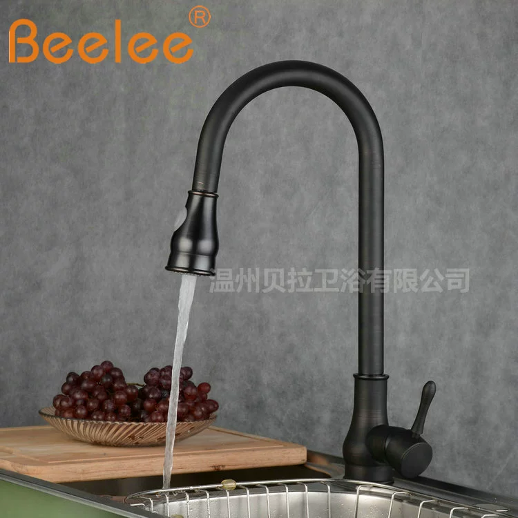 Банный бронзовый холодный и горячий водяной кран брелок Bella Guard, многофункциональная раковина для мытья, вращающийся кран на кухне