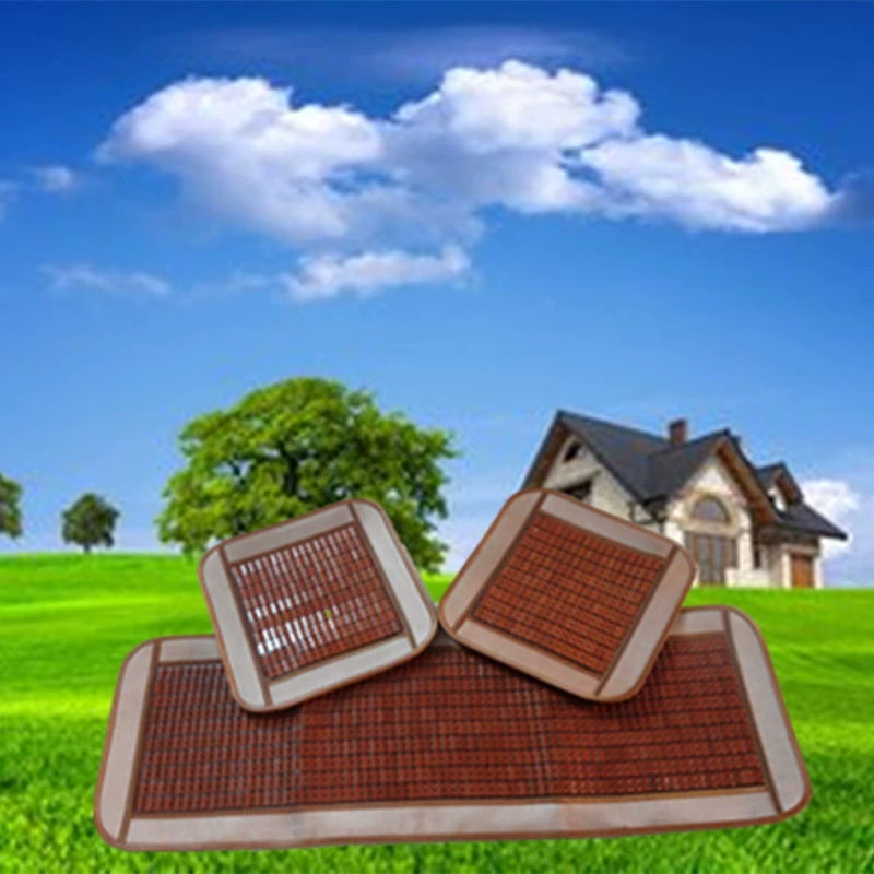 Автомобильный коврик подушка автомобиль из трех частей маджонг коврик бамбуковый коврик студенческий квадратный коврик оптом