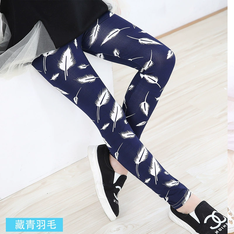 Autumn leggings trousers, Korean style, teenagers, printed patterns, multiple heights