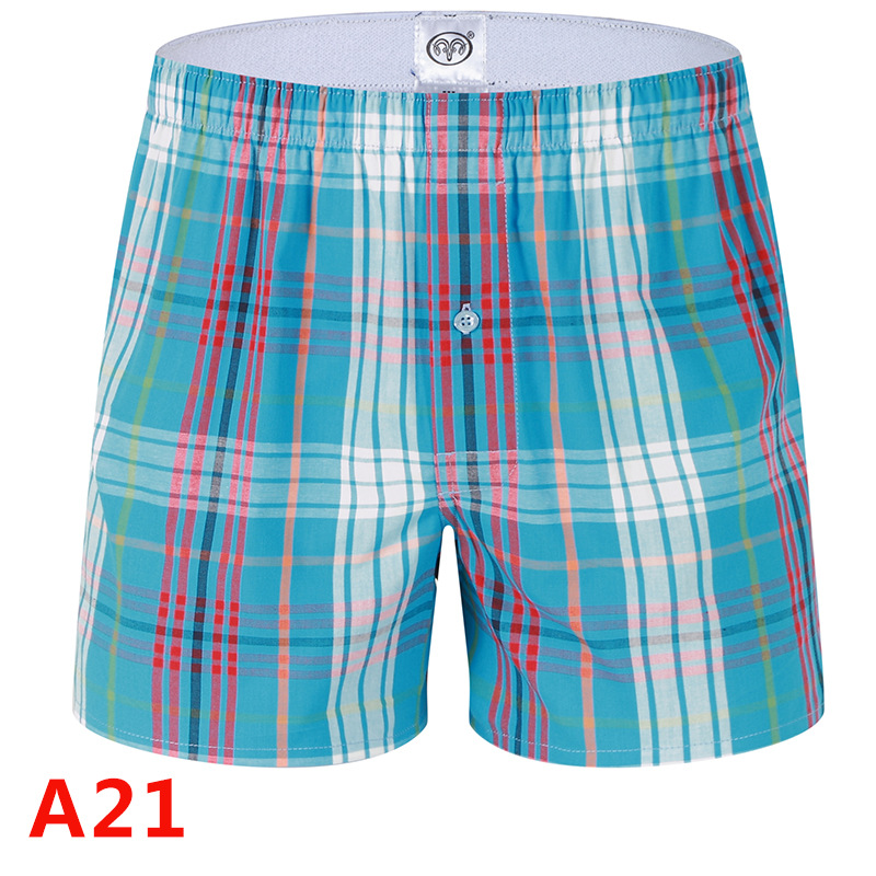 Lin Hengxiang algodón sueltos calzoncillos de los hombres verano casa casual impreso Arro pantalones cortos pantalones de los hombres al por mayor