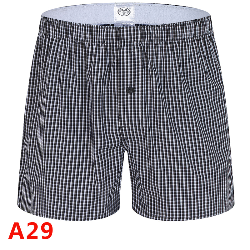 Lin Hengxiang algodón sueltos calzoncillos de los hombres verano casa casual impreso Arro pantalones cortos pantalones de los hombres al por mayor