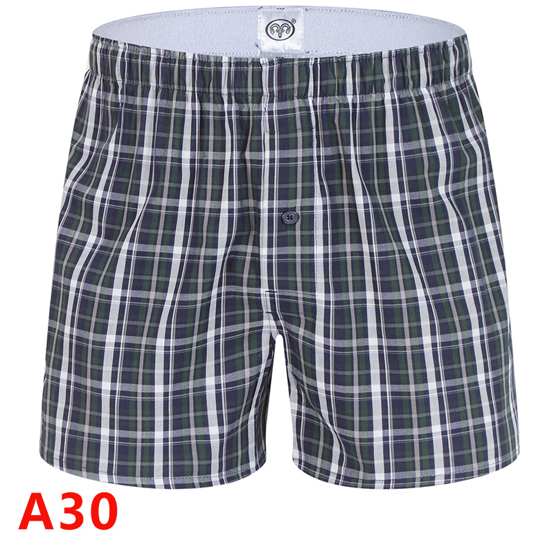 Lin Hengxiang algodón sueltos calzoncillos de los hombres verano casa casual impreso Arro pantalones cortos pantalones de los hombres al por mayor