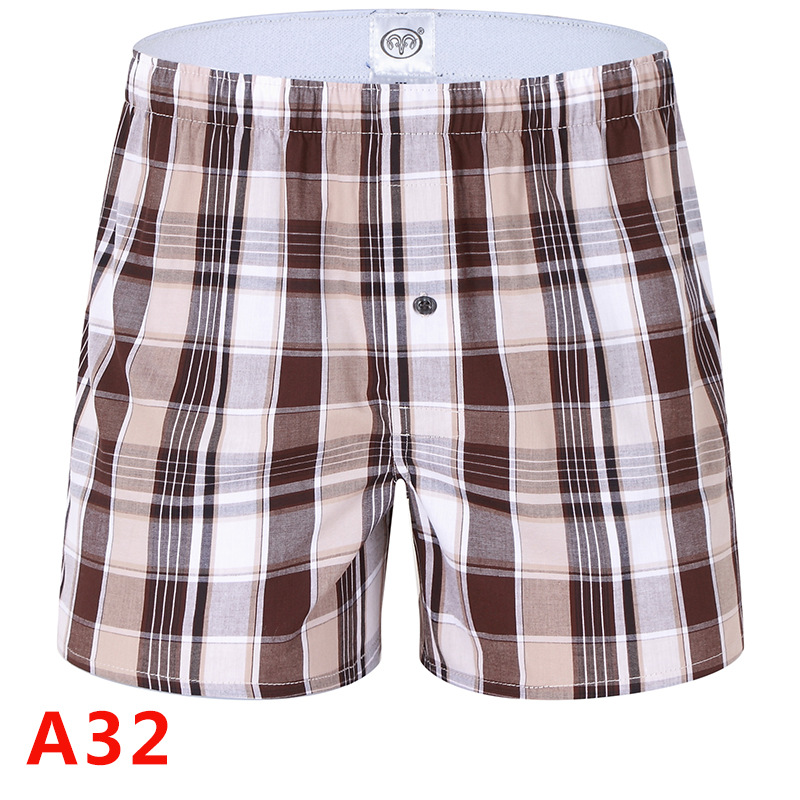 Lin Hengxiang algodón sueltos calzoncillos de los hombres verano casa casual impreso Arro pantalones cortos pantalones de los hombres al por mayor