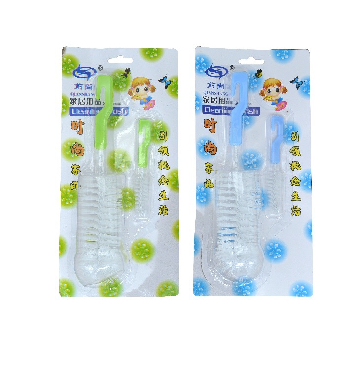 Traje de bebé cepillo de biberón de nylon multiusos cepillo de limpieza Copa cepillo bebé pezón cepillo al por mayor