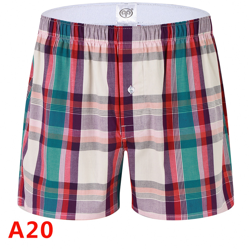 Lin Hengxiang algodón sueltos calzoncillos de los hombres verano casa casual impreso Arro pantalones cortos pantalones de los hombres al por mayor