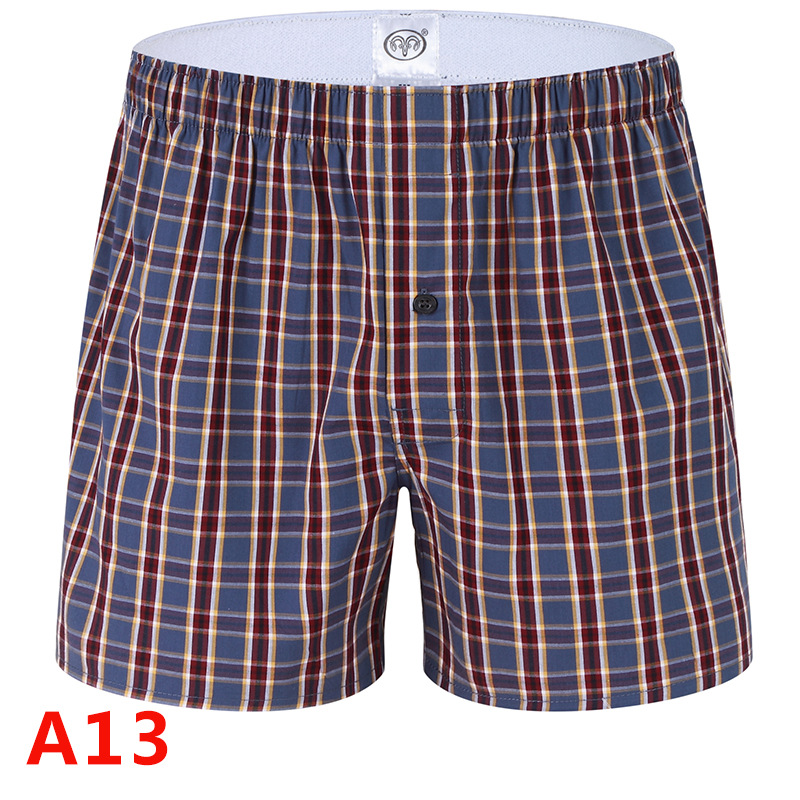 Lin Hengxiang algodón sueltos calzoncillos de los hombres verano casa casual impreso Arro pantalones cortos pantalones de los hombres al por mayor