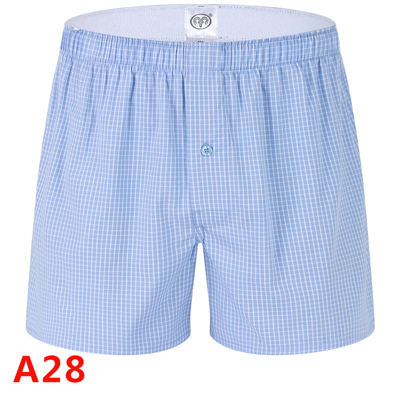 Lin Hengxiang algodón sueltos calzoncillos de los hombres verano casa casual impreso Arro pantalones cortos pantalones de los hombres al por mayor