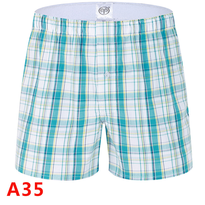 Lin Hengxiang algodón sueltos calzoncillos de los hombres verano casa casual impreso Arro pantalones cortos pantalones de los hombres al por mayor