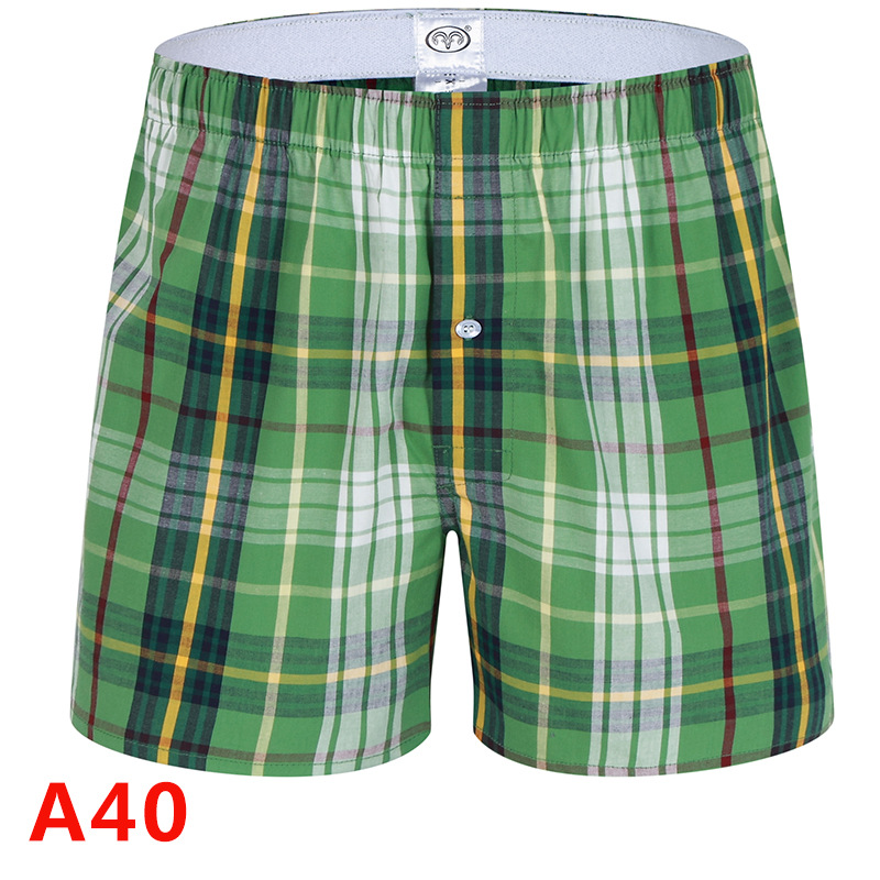 Lin Hengxiang algodón sueltos calzoncillos de los hombres verano casa casual impreso Arro pantalones cortos pantalones de los hombres al por mayor