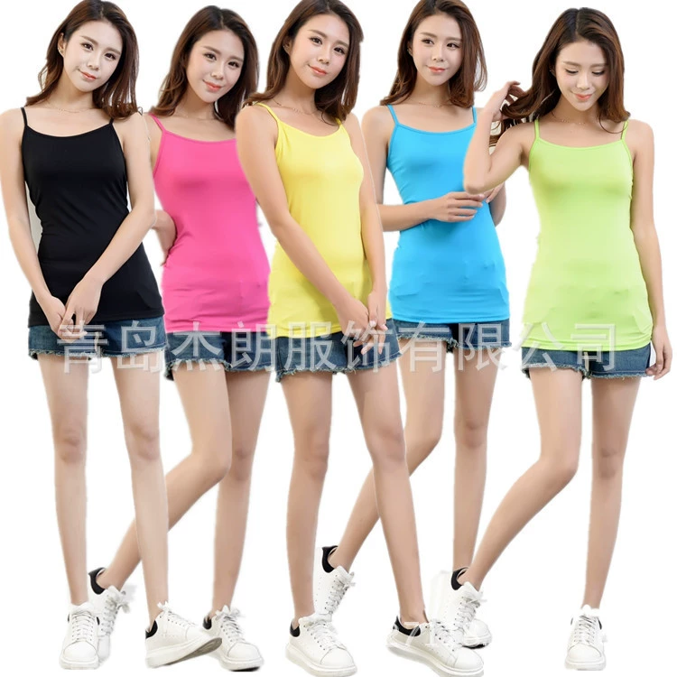 Камзол Женская весенне-летняя нижняя рубашка из модала Y-образный маленький камзол I-образный жилет тонкий большой плюс большой очень большой