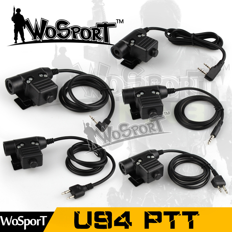 Wosport Factory Direct Sales Outdoor Real-Life Cs Tactical Equipment Z.Tactical Ptt with Tactical Headphones