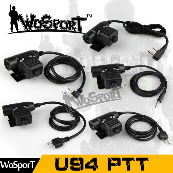 Wosport Factory Direct Sales Outdoor Real-Life Cs Tactical Equipment Z.Tactical Ptt with Tactical Headphones