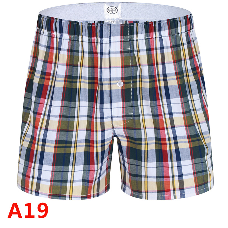 Lin Hengxiang algodón sueltos calzoncillos de los hombres verano casa casual impreso Arro pantalones cortos pantalones de los hombres al por mayor