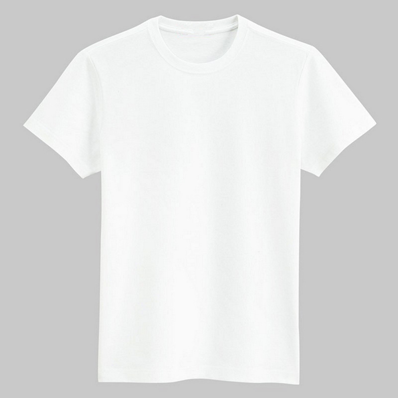 180g CVCT shirt men's and women's short sleeve solid color t shirt half sleeve polyester cotton blank base advertising shirt spring and summer round neck