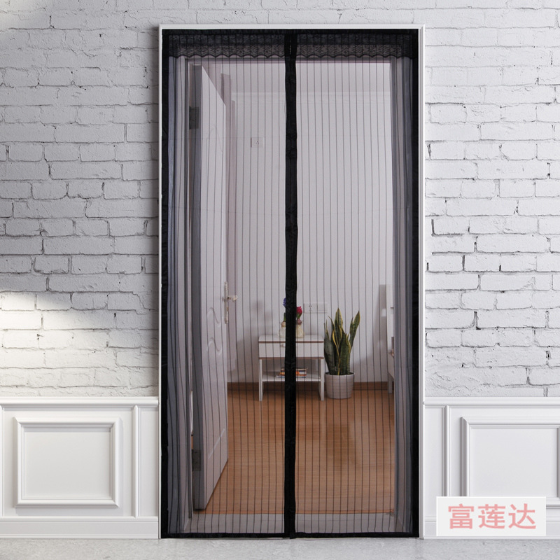 Anti-mosquito Door Curtain Magnetic Suction Magnetic Screen Door Summer Home Screen Window Door Sand Door Curtain Fly Bug Partition Curtain Fabric Non-Punch