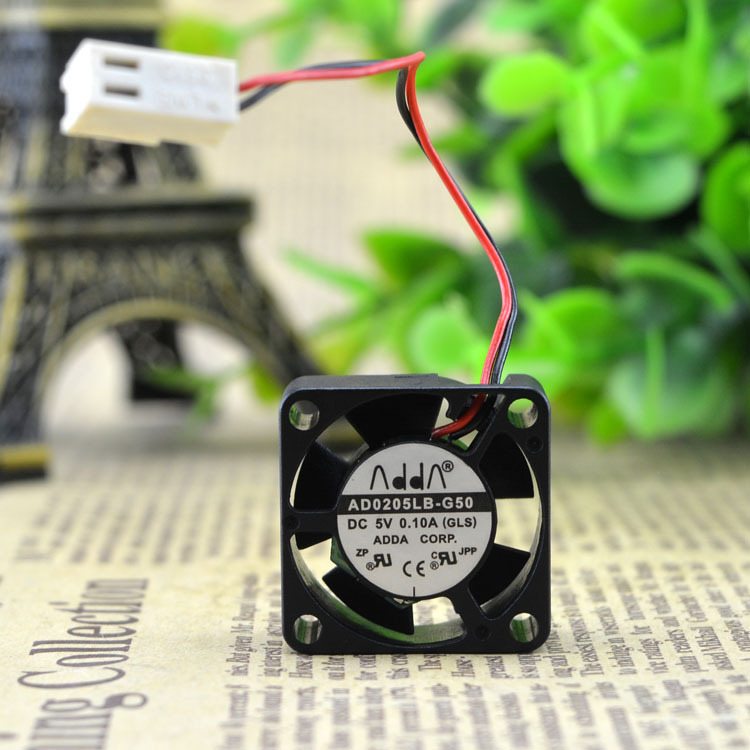 原装ADDA 2510风扇 2.5CM 双滚珠轴承 5V0.10A大风量AD0205LB-G50