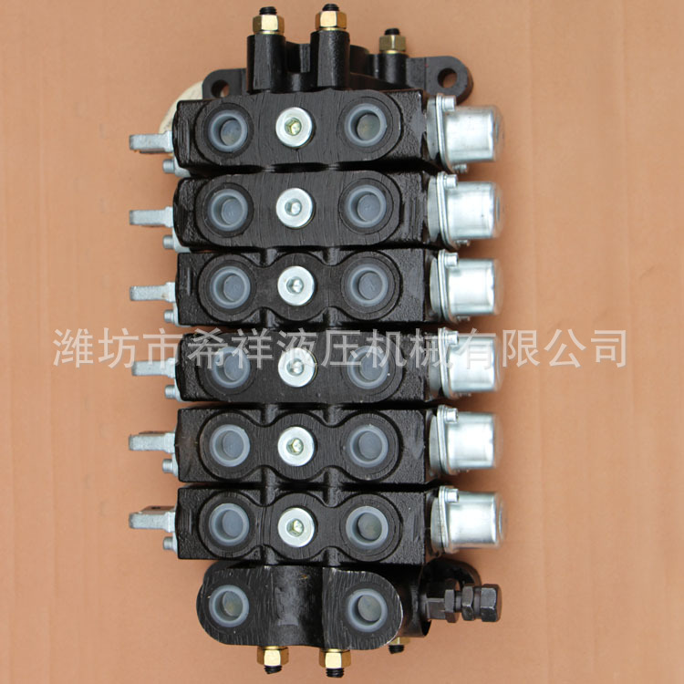 DL-15-6OT叉车多路阀 大型机械多路换向阀 手动换向阀