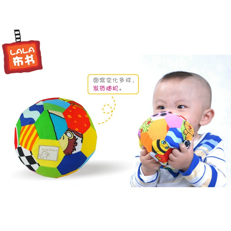 Новая официальная игрушка Lala Color Sensation от Lalababy, плюшевый колокольчик, детский звенящий тканевый мячик