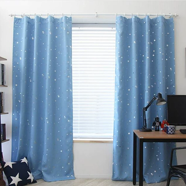 Sky Blue Perm Star cloth