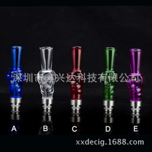 新款配件吸嘴 玻璃滴嘴 骷髅头烟嘴 glass drip tip 510/810