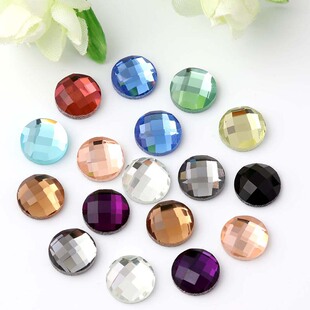 Round 6-20mm Crystal loose beads glass Diamond mobile phone beauty/diy jewelry accessories/sticking Diamond/flat diamond
