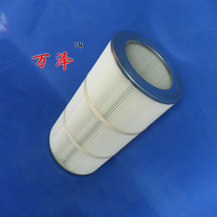 万泽供应涂装设备粉末回收3566除尘滤芯 覆膜滤筒滤芯