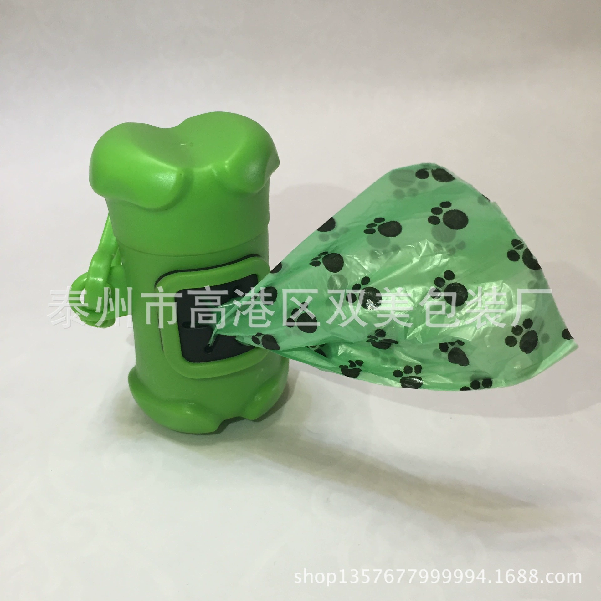 След Pet мешок для мусора Разлагаемый мешок для мусора Pet Roll-Up Портативный печатный мешок для собак