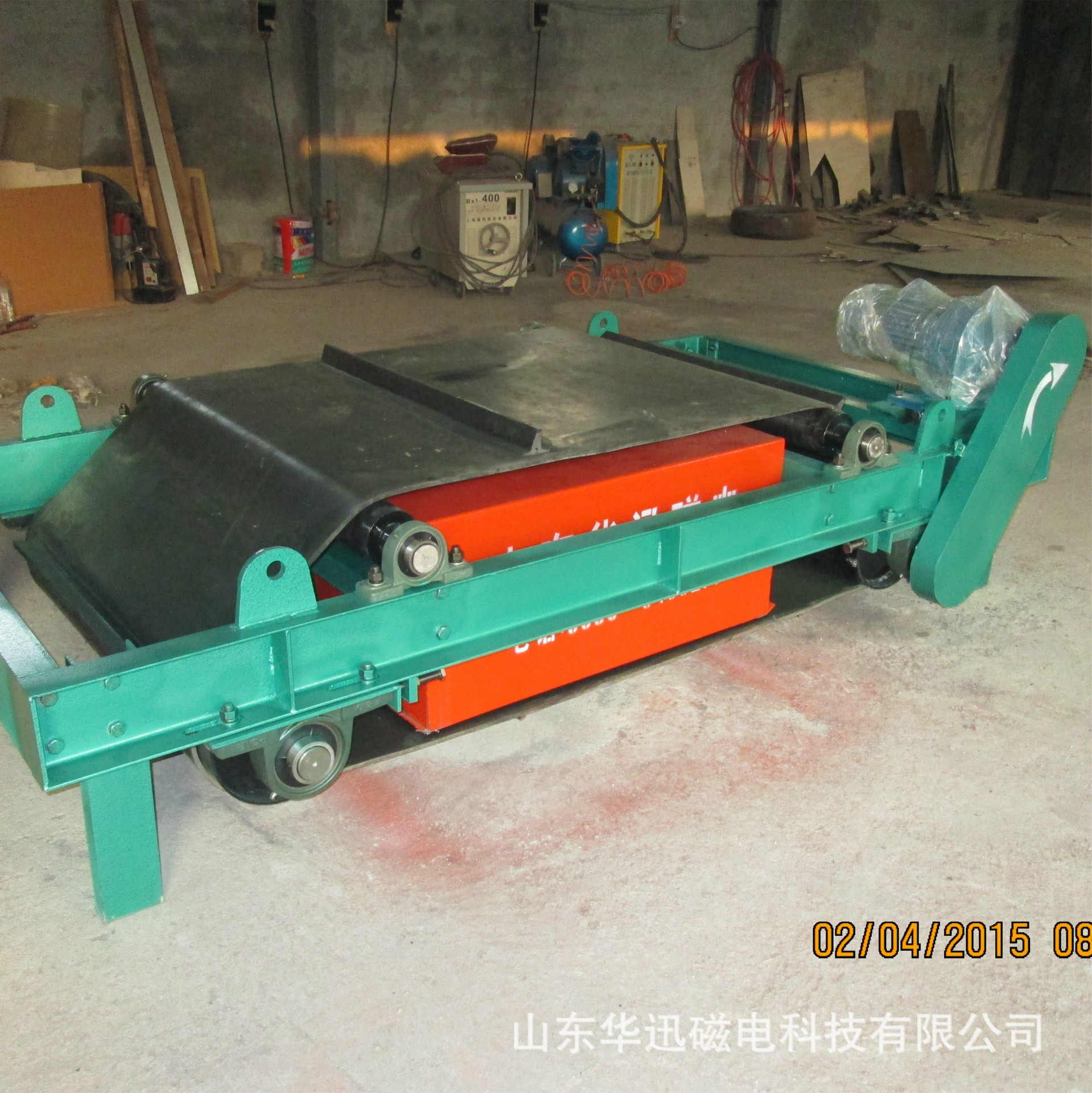 永磁自卸式除铁器 干式强磁磁选机 厂家供应永磁自卸式皮带除铁器