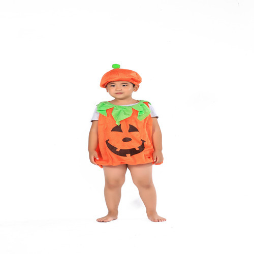 Halloween ropa de los niños Cosplay calabaza ropa calabaza terciopelo oro traje rendimiento fabricante