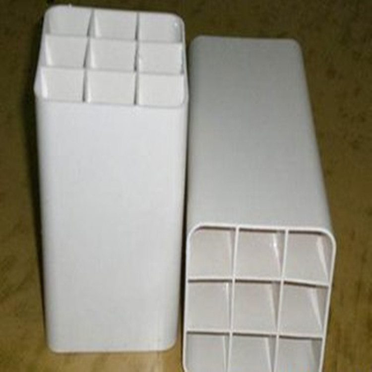 厂价销售pvc120方管  标志桩 格栅方管 规格齐