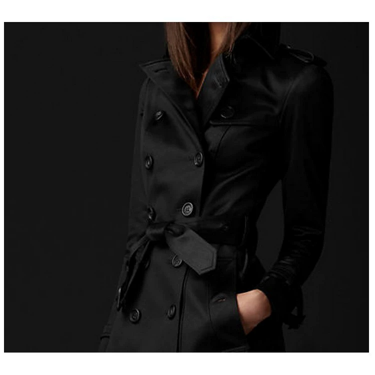 Модная трендовая куртка, приталированное trench coat, стиль европейский, 2023,