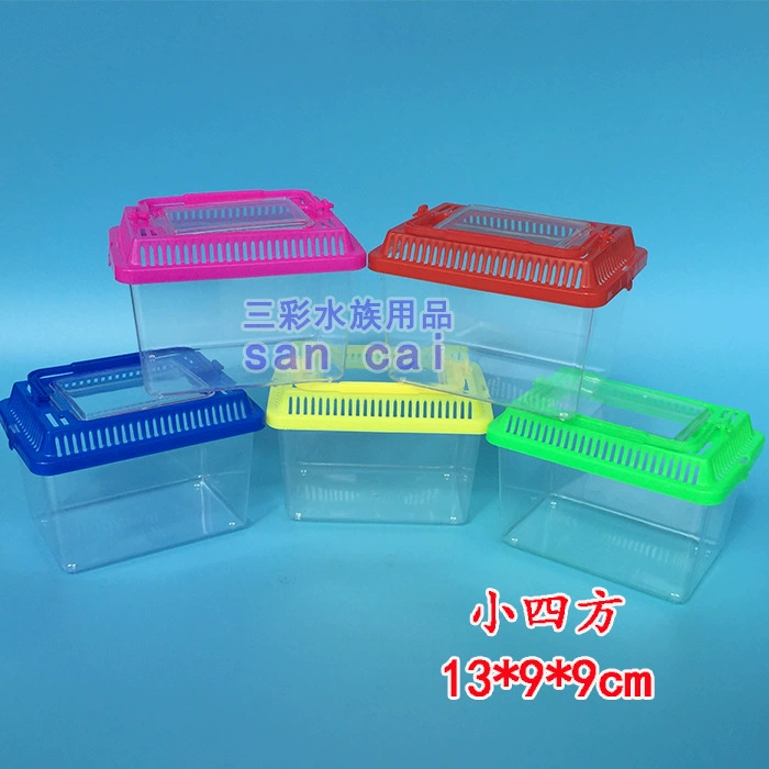 Dou Fish Пластиковый аквариум оптом Пластиковый аквариум Прозрачный портативный ящик для кормления домашних животных Тропический аквариум Мини