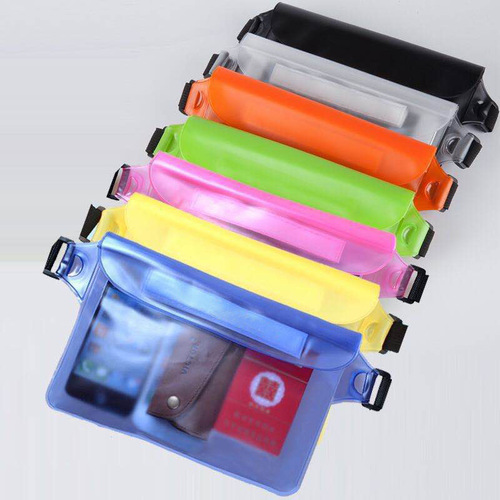Manufacturer Direct Sales Three-Layer Sealing Protection Outdoor Waterproof Waist Bag Wholesale Rafting Swimming PVC Waterproof Waist Bag