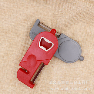 Factory Direct Sales Kitchen Tools Kitchen Supplies Multifunctional Bottle Opener Tungsten Steel Sharpener Four-In-One Kitchen Treasure