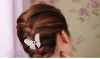 Hair accessory, metal golden water, crystal, hairgrip, crab pin, European style, Aliexpress