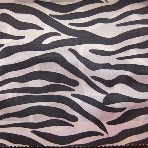 厂家直销 印花色丁布  印豹纹里布 布料 箱包里布 批发