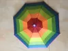 Rainbow, mixed, print