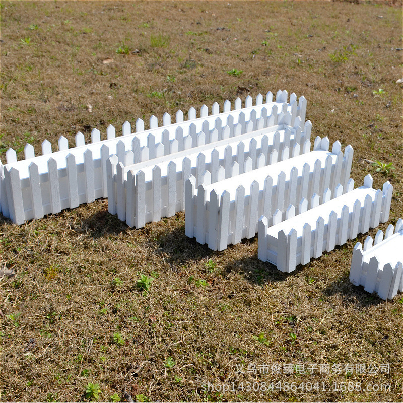 Flower pot with foam artificial flower arrangement wooden fence wholesale succulent gardening artificial plant base white wooden ornaments Flower pot with foam artificial flower arrangement wooden fence wholesale succulent gardening artificial plant base white wooden ornaments