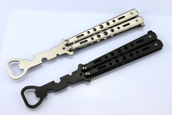 甩刀练习工具 训练刀叉子勺子咖啡勺开瓶器练习甩刀未开刃