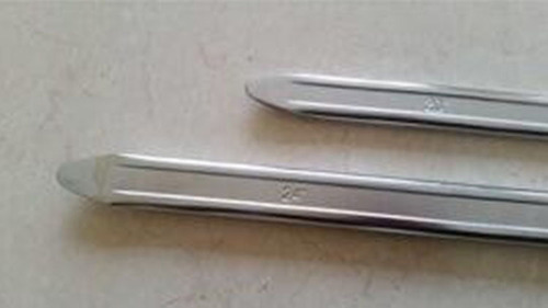 Chromium-plated automotive tools, tire removal and pry bar, tire repair tools, 12-28 inch tire pry bar
