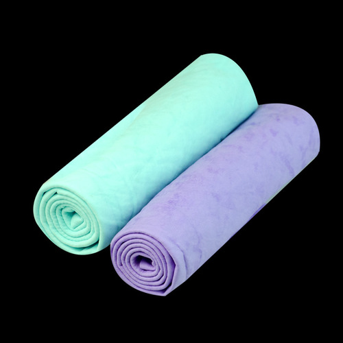 Pet towel large size with bucket thickened 65*42cm dog and cat bath towel water-absorbent deerskin towel pet supplies