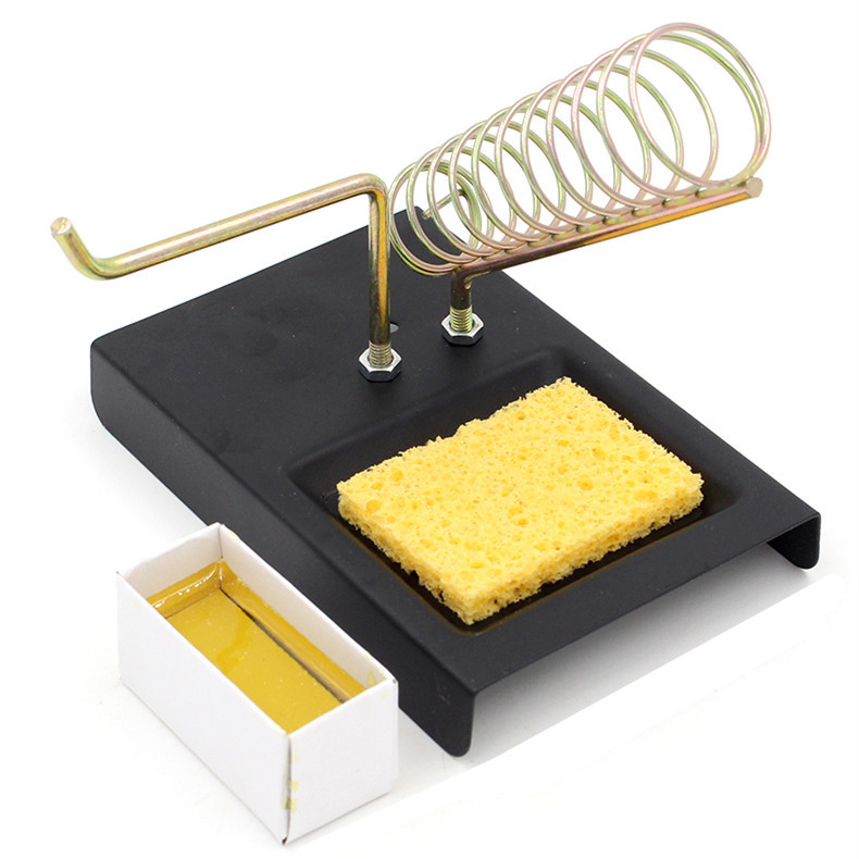 厂家直销 方形烙铁架 多功能烙铁支架 全金属电烙铁座批发