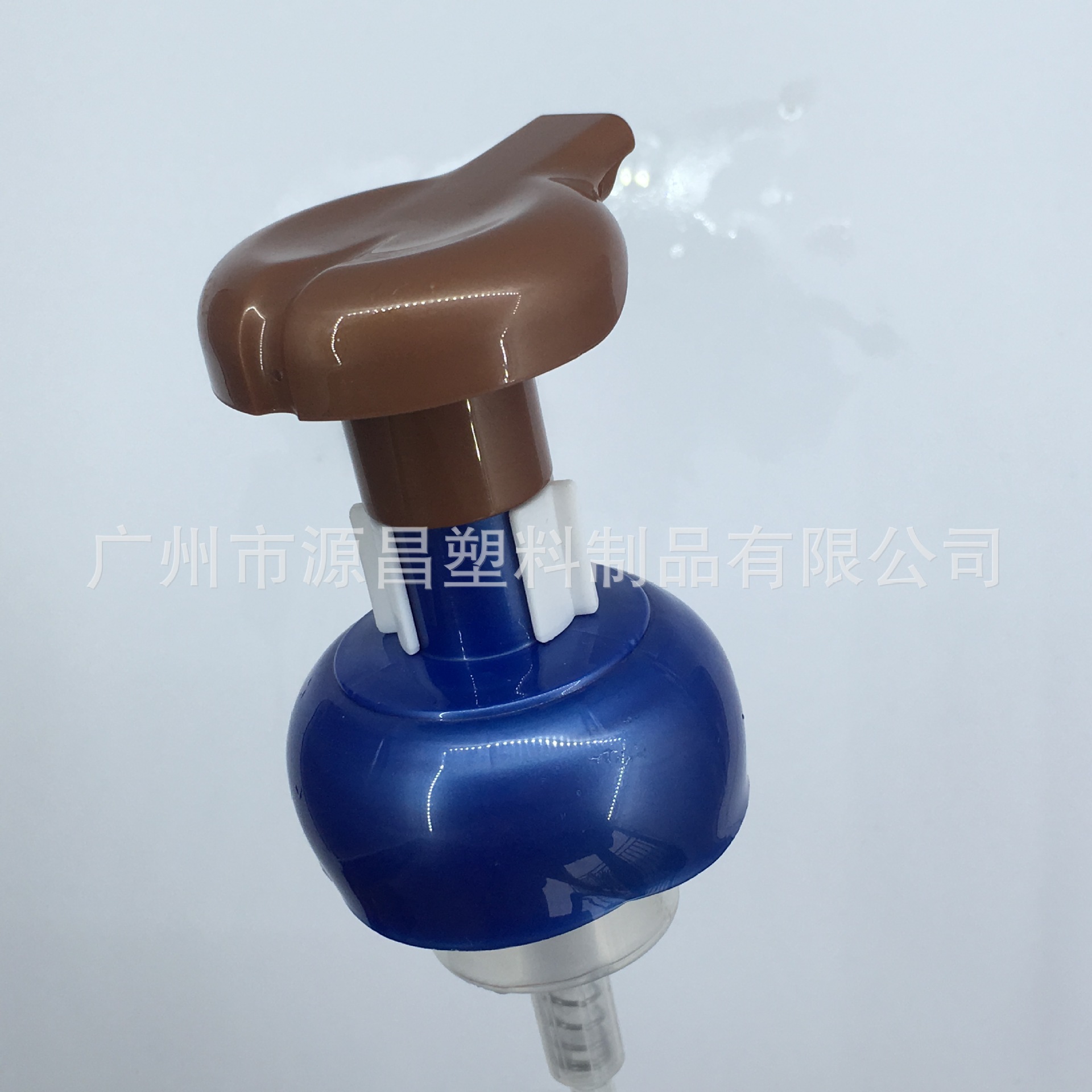 42牙双层泡沫泵头 43/410化妆品沐浴露泡沫泵头 洗面奶塑料按压泵