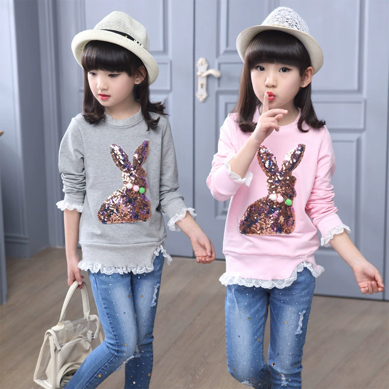 Autumn cartoon long body-friendly long-sleeve, Korean style