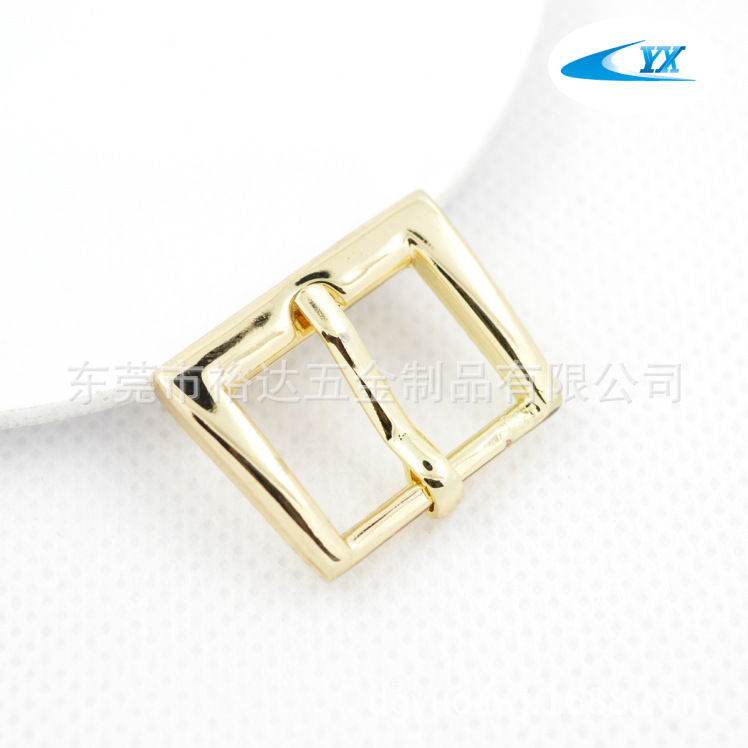 15MM针扣 金色手袋箱包五金配件 高档女包配件锌合金
