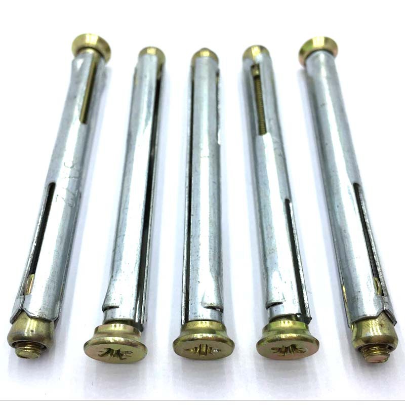 十字沉头门窗内膨胀螺丝内置门窗膨胀螺丝窗式壁虎平头内膨胀螺丝