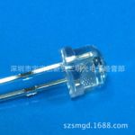 直插5MM短脚草帽橙色led灯珠发光二极管 高亮橙光 f5橙灯