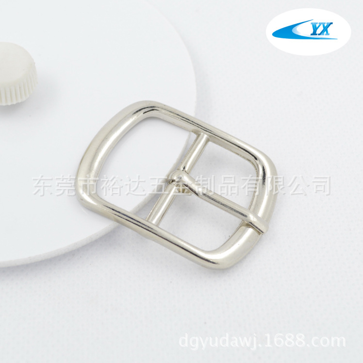 25MM针扣 皮带扣 腰扣  调节扣 五金配件 滚电白镍